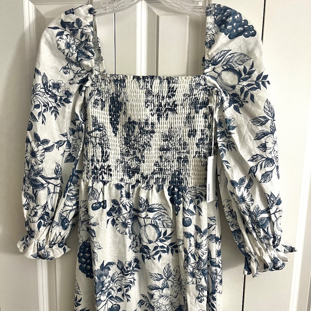 Reformation Gitane Linen Dress